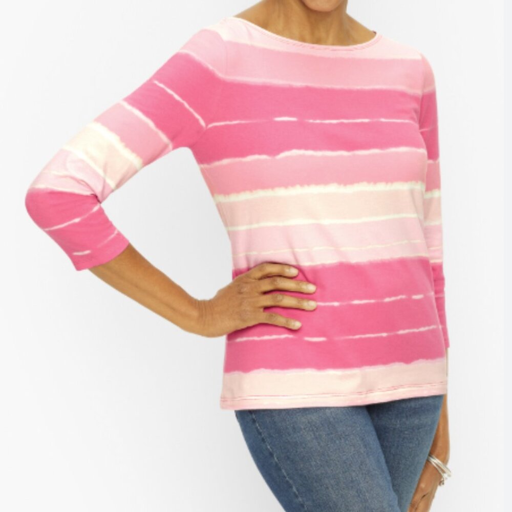 TALBOTS Pink Tee Sp - Picture 8 of 10
